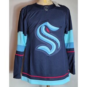 Seattle Kraken Hockey Jersey Men's Size 42 XXS Adidas NEW NWT $180
